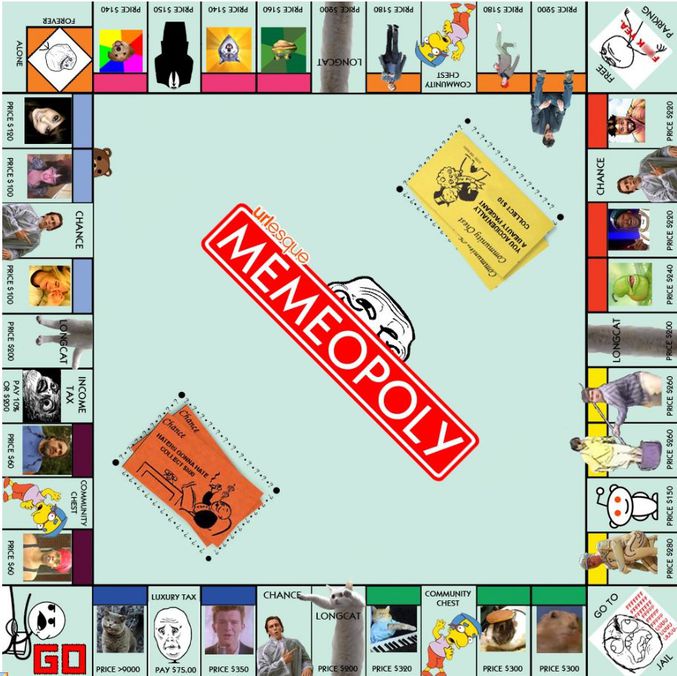 Pour jouer au Monopoly avec des mèmes.