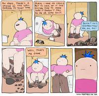 L'araignée des toilettes