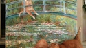 Le Bassin aux nymphéas et aux chats