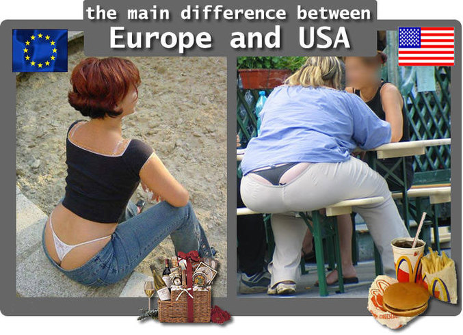La difference entre l'Europe et les USA