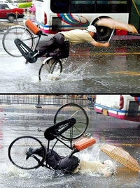 Parapluie à vélo