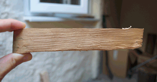 D'un morceau de bois à un produit final.