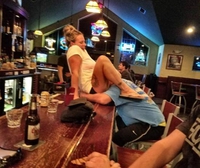 Escalope à même le bar