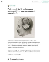 De l'importance de l'argument dans le discours