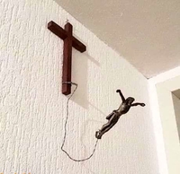 Jésus saute de son avion