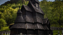 Une petite église en Norvège