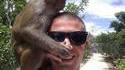 Selfie avec un singe