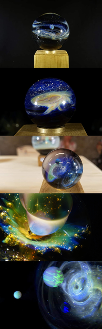 Pendentifs en verre