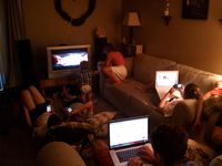 Une soirée en famille aujourd'hui