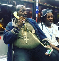 Monsieur Bling-bling dans le métro