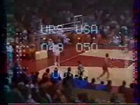 Finale de l'épreuve de Basket des J.O. de Munich de 1972 : URSS - USA