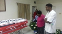 A l'inhumation du Sergent Morales.