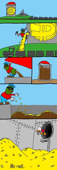 Picsou volé !