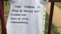 La fermeture de la fermeture
