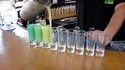 Cocktails arc-en-ciel