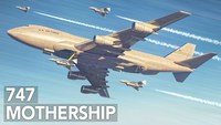 Un projet fou de l'US Air Force : transformer un Boeing 747 en porte-avion volant.