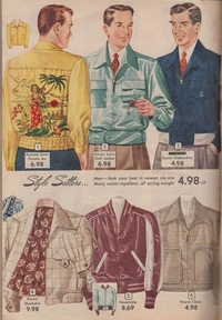Catalogue Eté 1952: de beaux blousons pour hommes...