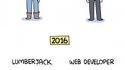 Bûcheron vs développeur web
