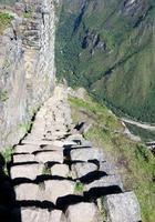 Escalier dans la région du Machu Pichu