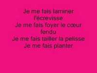 Avec la langue, mademoiselle.