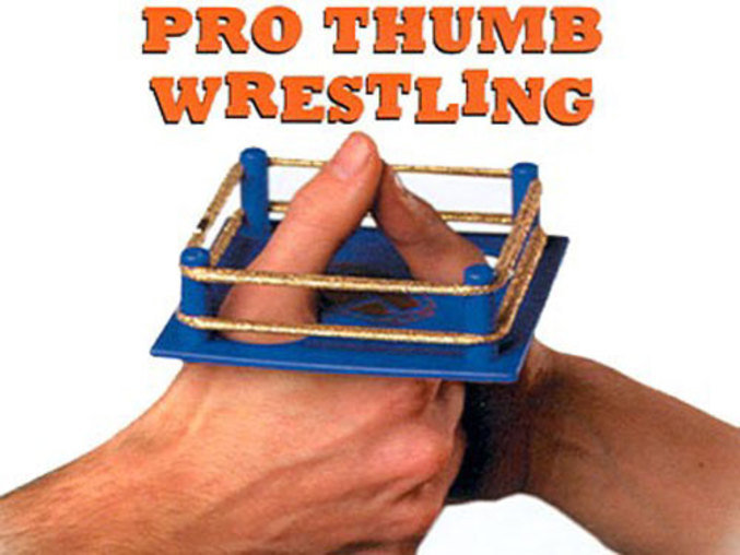 Un ring spécialement conçu pour des combats épiques de pouces !