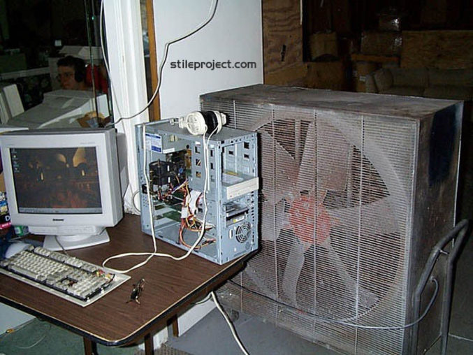 Une climatisation pour refroidir le PC
