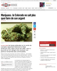 Marijuana : le Colorado ne sait plus quoi faire de son argent