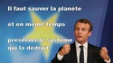 Sauver la planète...