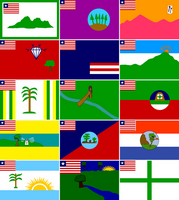 Drapeaux des comtés du Libéria