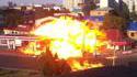 Explosion d'une station essence