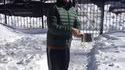 Eau bouillante dans le froid