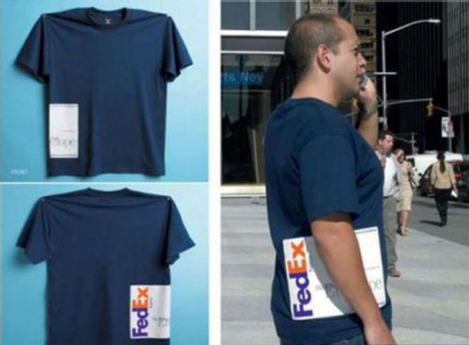 Un t-shirt qui vous fait passer pour un coursier