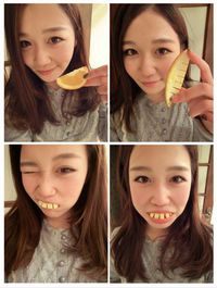 Astuce beauté avec une orange