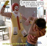 Se faire taper par Ronald