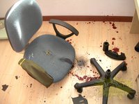 Accident de chaise
