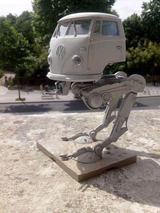 Un AT-ST modifié.