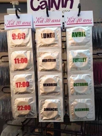 Kit de capotes suivant l'âge
