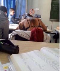 Quand tu as un coup de chaud en classe