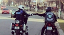 Des motards