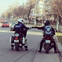 Des motards