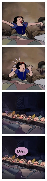 Blanche-Neige et les sept petits cochons