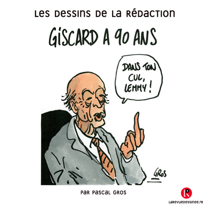 Un dessin de Pascal Gros pour la Revue Dessinée.