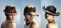Chapeau de cheveux