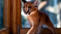 Un bébé caracal