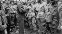 Eisenhower, le 5 Juin 1944, avec les paras qui sauteront dans peu d'heures sur la Normandie