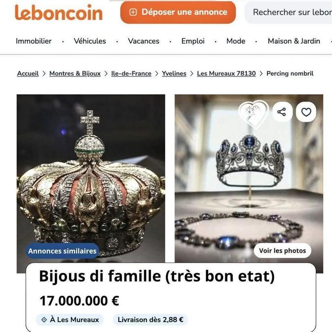 Je pense que vu le prix de l'or actuellement, ca à fini en lingot...