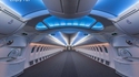 L'intérieur vide d'un 787