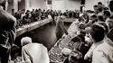 Bobby Fischer affrontant 50 adversaires en même temps