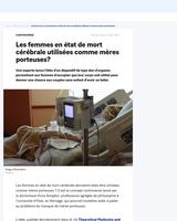Proposition : Les femmes en état de mort cérébrale utilisées comme mères porteuses avec leur accord ?