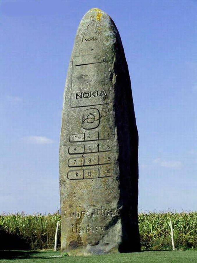Le tout premier portable était gravé dans de la pierre